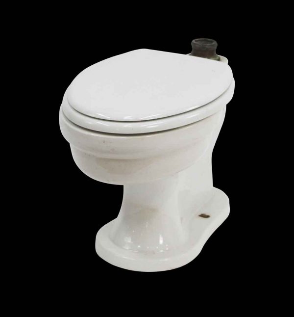Bathroom - Antique Maddock White Porcelain Toilet Bowl