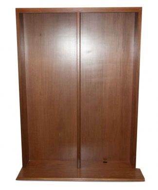 birch kitchen cabinet unit with tall broom closet — ARCHITECTURAL ANTIQUES