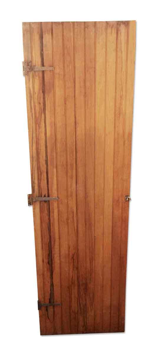 Closet Doors - Antique Pine Bead Board Cabinet Door 103 x 29.125