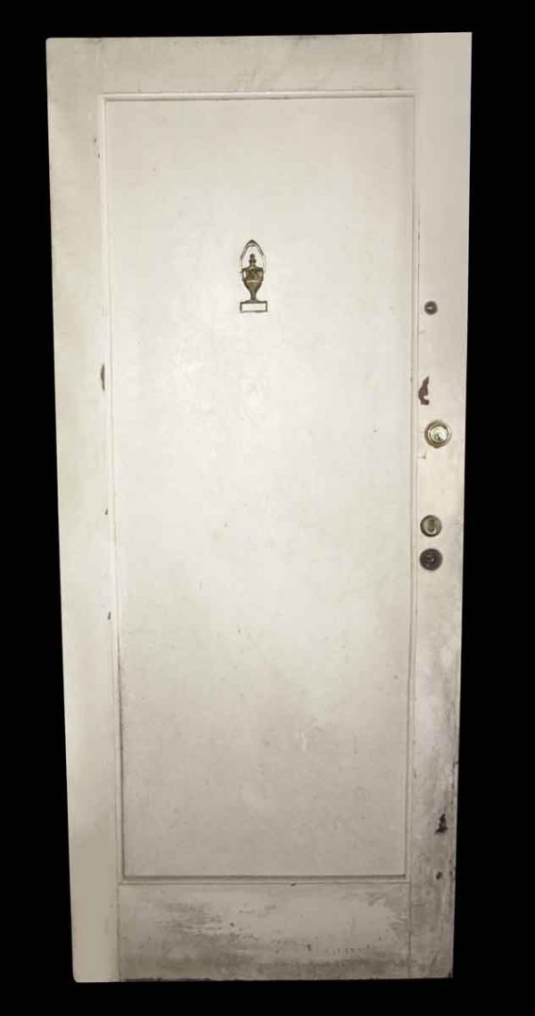 Commercial Doors - Vintage White 1 Pane Apartment Door 80 x 33.75