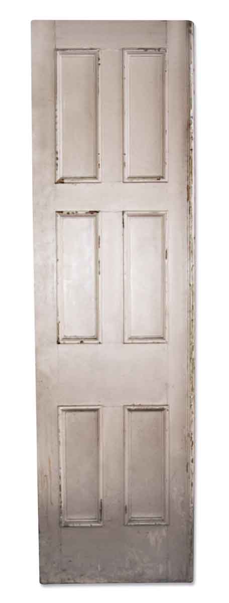 Entry Doors - Antique 6 Pane Wood Double Side Door 96 x 27