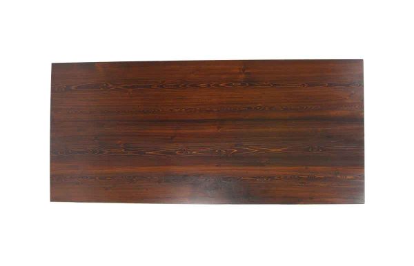 Floor Model Tables - Handmade 5.5 ft Brown Maple Stained Reclaimed Pine Tabletop
