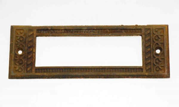 Other Cabinet Hardware - Antique Victorian Bronze Drawer Label Slots