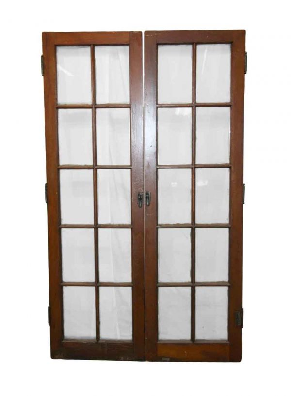 Reclaimed Windows - Antique 10 Lite French Double Windows 67.375 x 39.75
