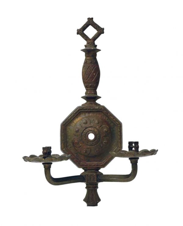 Sconces & Wall Lighting - Antique Victorian Bronze 2 Arm Wall Sconce
