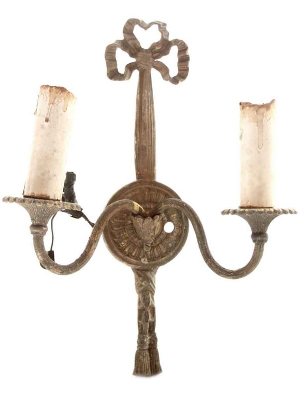 Sconces & Wall Lighting - Antique Victorian Bronze 2 Arms Wall Sconce