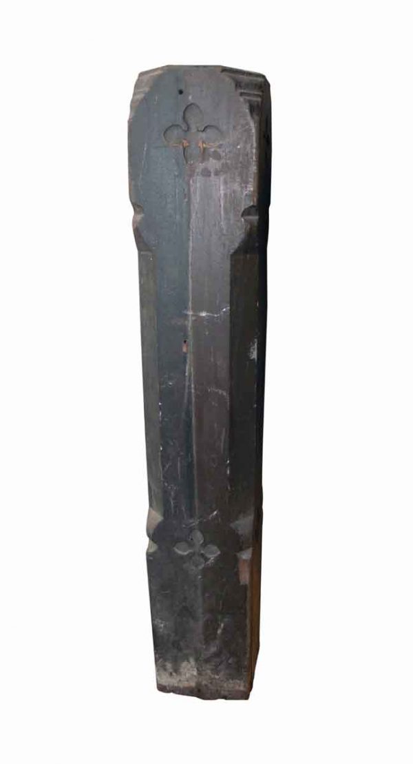 Staircase Elements - Antique Gothic 47.5 in. Oak Staircase Newel Post