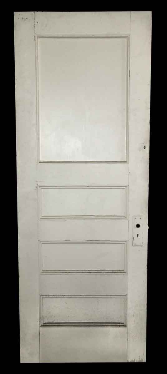 Standard Doors - Antique 1 Lite 3 Pane White Passage Door 80 x 30