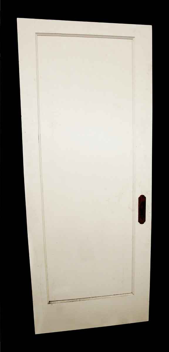 Standard Doors - Antique 1 Pane White Wood Privacy Door 73.5 x 29.5