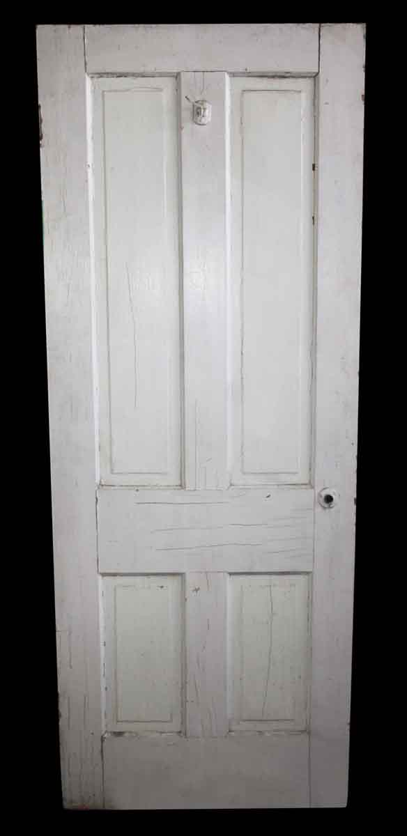 Standard Doors - Antique 4 Pane White Wood Passage Door 77.5 x 30