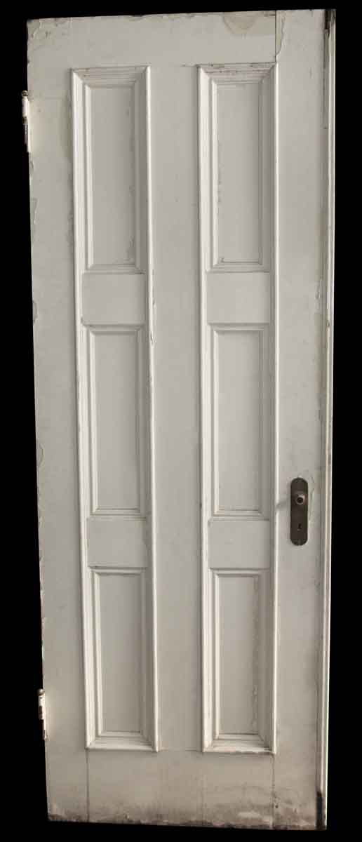 Standard Doors - Antique Arts & Crafts 6 Pane White Passage Door 84 x 30.25