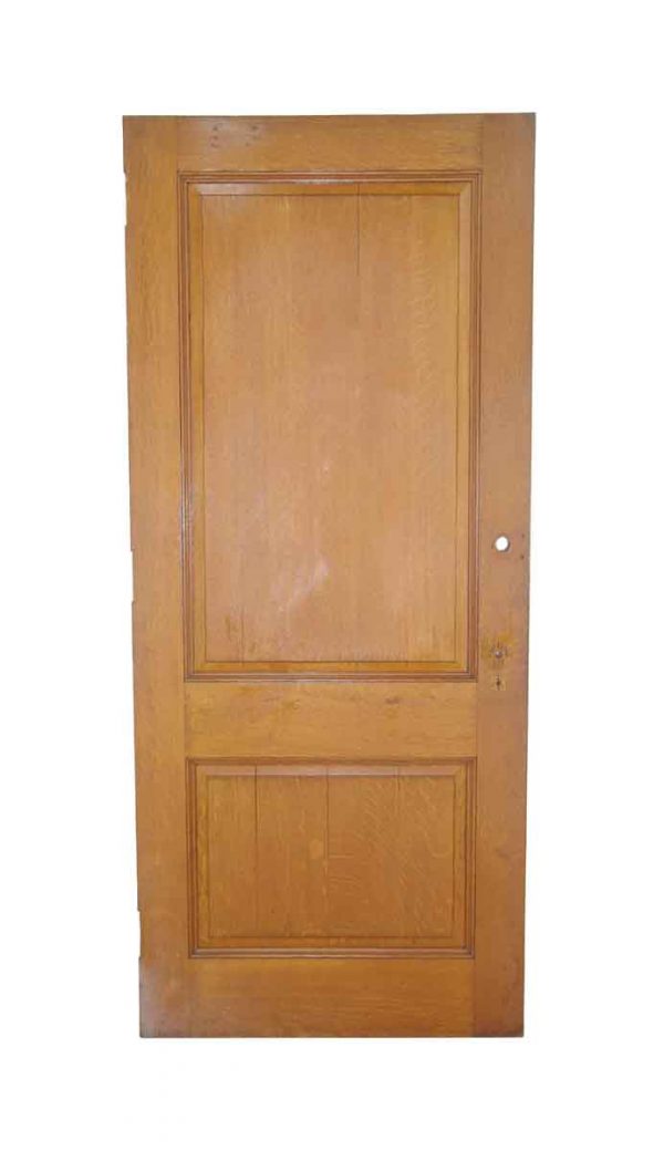 Standard Doors - Vintage 2 Pane Quarter Sawn Oak Privacy Door 83.5 x 35.675