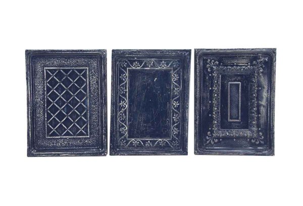 Tin Panels - Handcrafted Antique Navy Blue Ceiling Tin Panel Set
