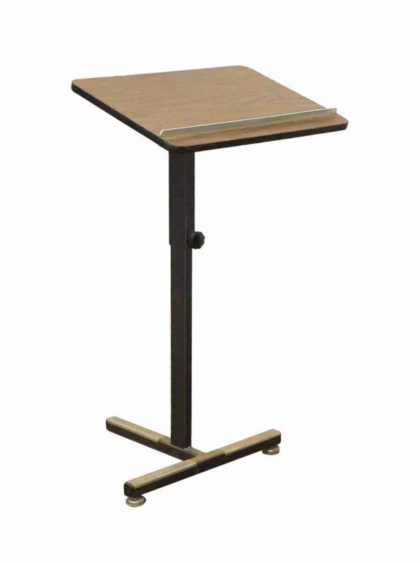 Commercial Furniture - Vintage Modern Counter Height Metal Podium
