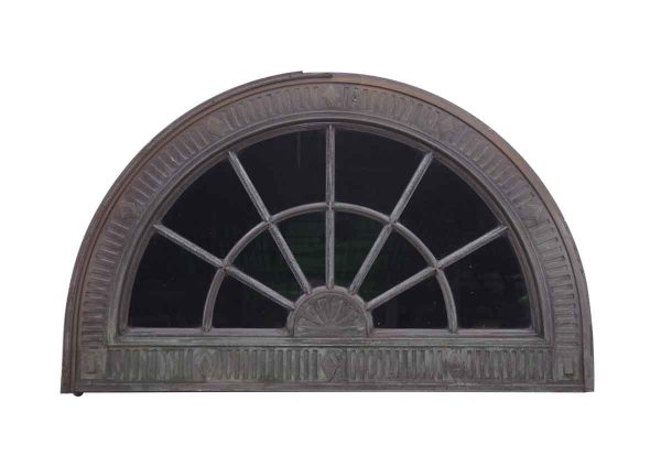 Door Transoms - Reclaimed 5 ft Bronze Beaux Arts Arch Transom