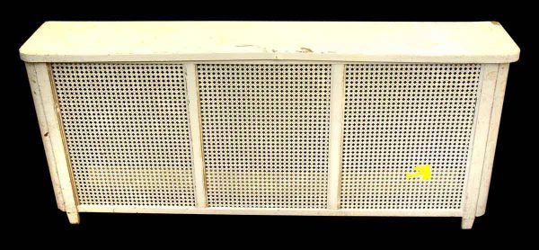 Heating Elements - Reclaimed White Wood Metal 58 in. Radiator Cover