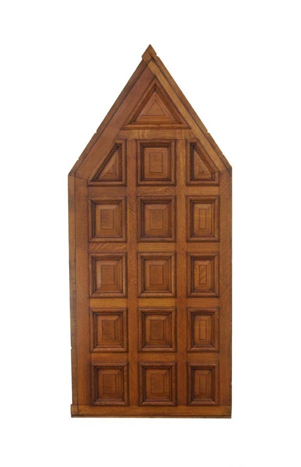 Paneled Rooms & Wainscoting - Antique Pitched 16 Pane Wood Panel 97.25 x 42