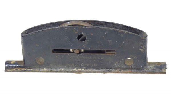 Pocket Door Hardware - Antique 8.75 in. Iron Pocket Door Wheel