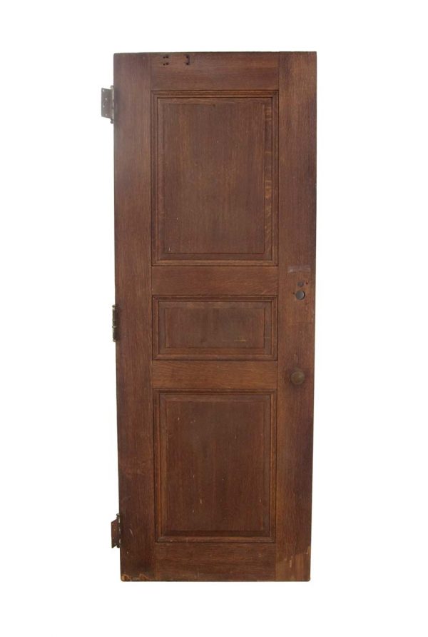 Standard Doors - Antique 3 Pane Quatersawn Oak Passage Door 85 x 31.875