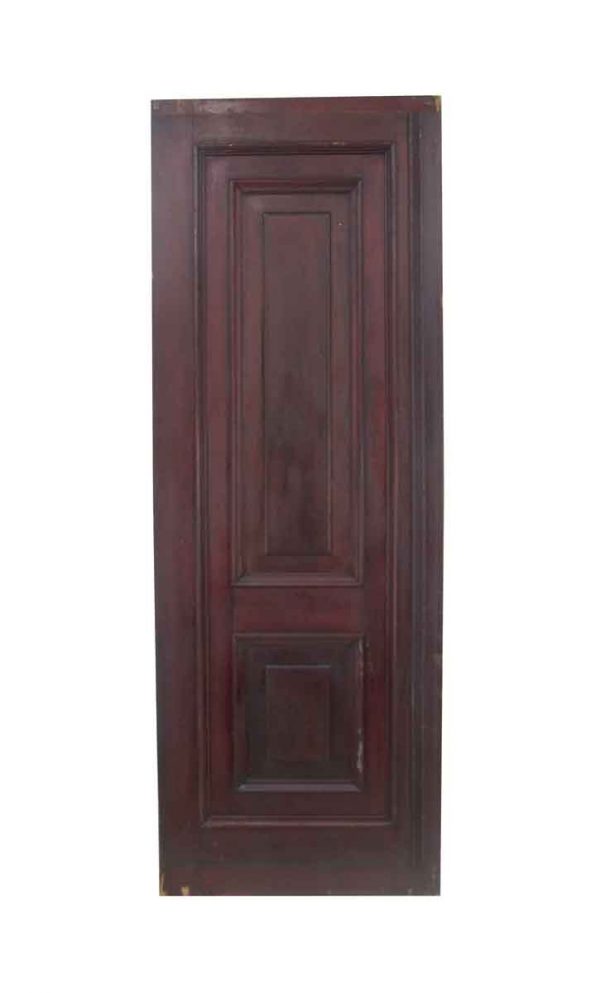 Standard Doors - Art Deco Mahogany Veneer 2 Pane Oak Passage Door 88.25 x 31.5