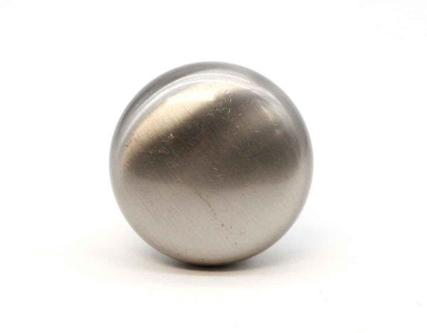 Cabinet & Furniture Knobs - Modern 1.25 in. Brushed Steel Coated Brass Round Cabinet Knobs