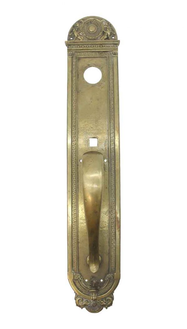Door Pulls - Antique 20.75 in. Sargent Brass Door Pull