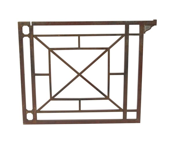 Decorative Metal - 1910s Bronze 37.5 in. Bank Altar Gate