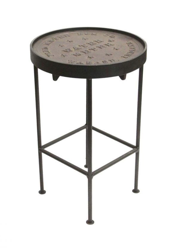 Altered Antiques - Cast Iron Ford Water Meter Box Co. Stool or Side Table