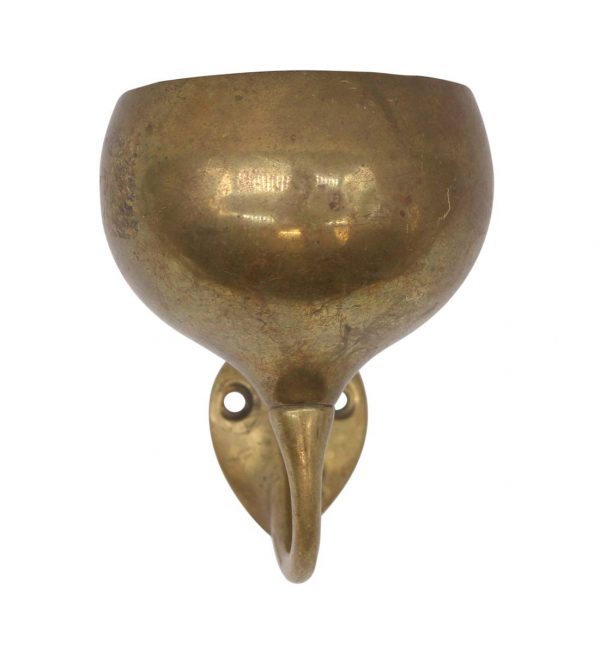 Bathroom - Antique Surface Mount Brass Bathroom Cup
