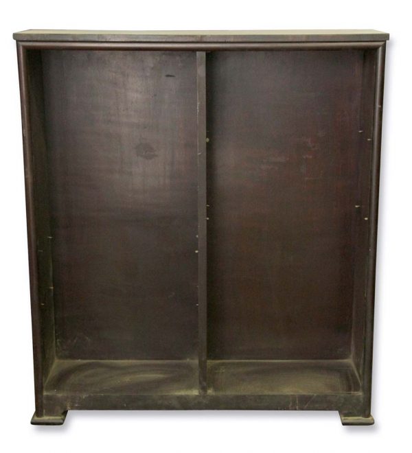 Bookcases - Antique Traditional 4 ft Dark Wooden Bookcase