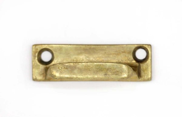 Cabinet & Furniture Pulls - Antique 2 in. Brass Drawer Pull or Sash Lift