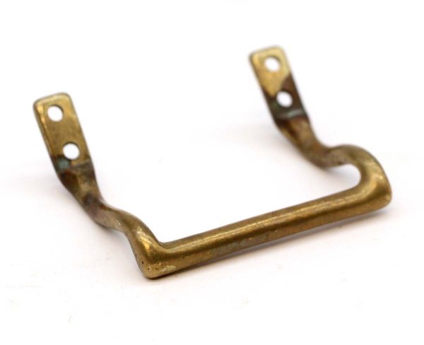 Cabinet & Furniture Pulls - Antique 2.75 in. Classic Brass Curved Bridge Drawer Pull