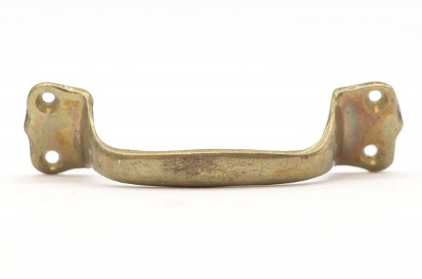Cabinet & Furniture Pulls - Antique 4.25 in. Scallop Brass Drawer Pull or Sash Lift