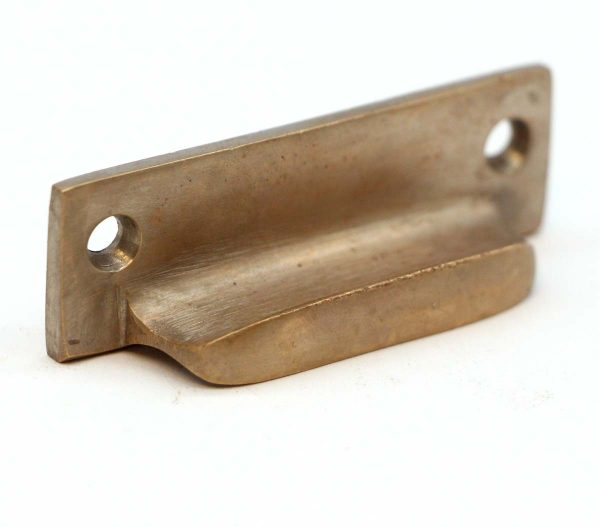 Cabinet & Furniture Pulls - Antique Classic 2.75 in. Brass Bin Drawer Pull or Sash Lift