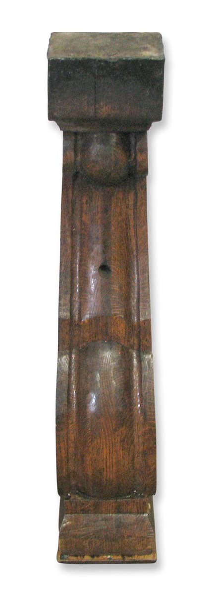 Corbels - Antique Pair of 3 ft Carved Oak Corbels