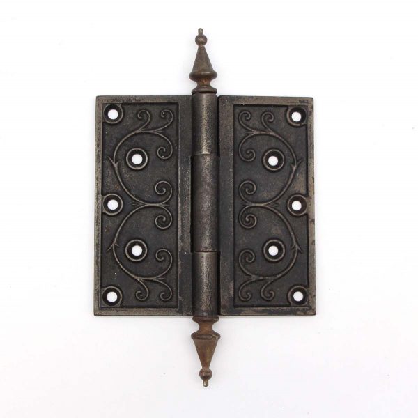 Door Hinges - Antique Victorian Cast Iron Butt 6 x 6 Door Hinge
