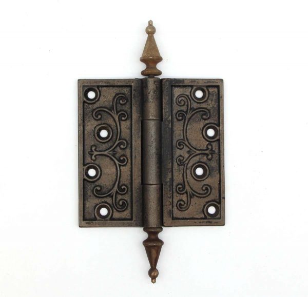 Door Hinges - Victorian Cast Iron Antique Butt 5 x 5 Door Hinge