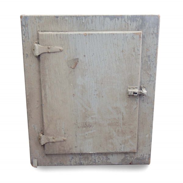 Flea Market - Antique 31.5 in. Distressed Gray Flush Freezer Door