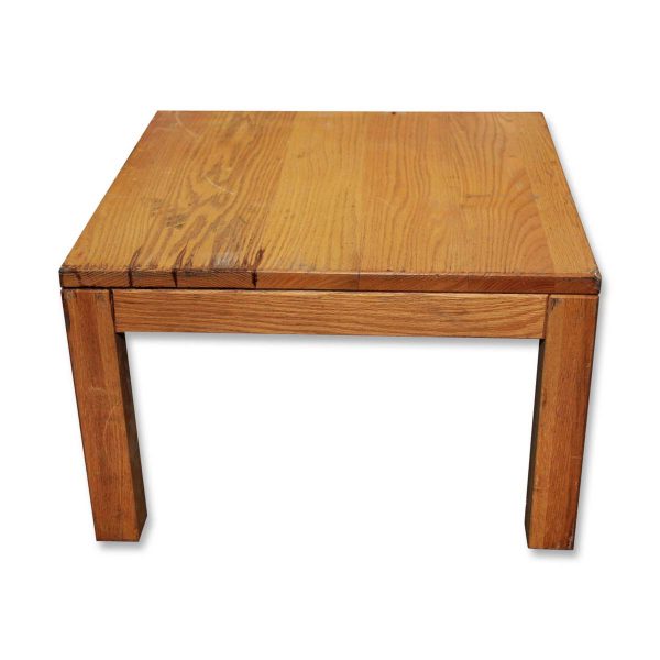 Flea Market - Modern 24 in. Square Short Wooden Coffee Table