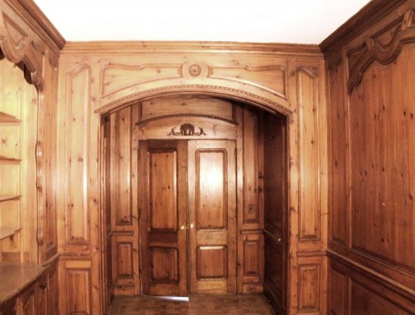 Paneled Rooms & Wainscoting - Reclaimed Antique Knotty Pine Paneled Room