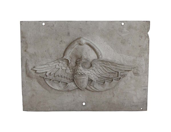 Plaques & Plates - Reclaimed Cast Aluminum Eagle Plaque