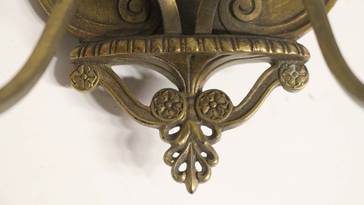 Antique Federal Bronze 2 Arm Wall Sconces | Olde Good Things