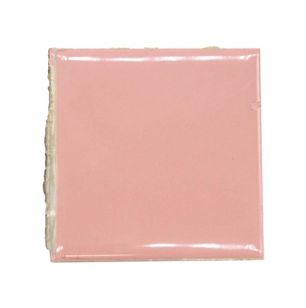 Wall Tiles - Vintage 4.25 in. Light Pink Square Ceramic Wall Tile