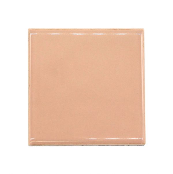 Wall Tiles - Vintage 4.25 in. Medium Pink Square Ceramic Wall Tile