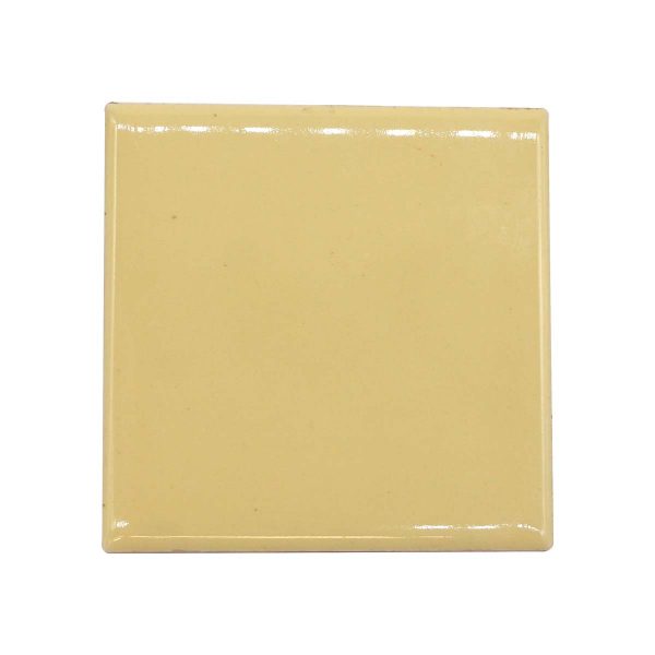Wall Tiles - Vintage 4.25 in. Pale Yellow Square Wall Tile