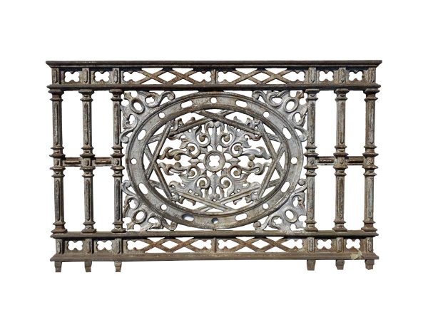 Balconies & Window Guards - 19th Century Cast Iron Gothic Balcony from Buenos Aires
