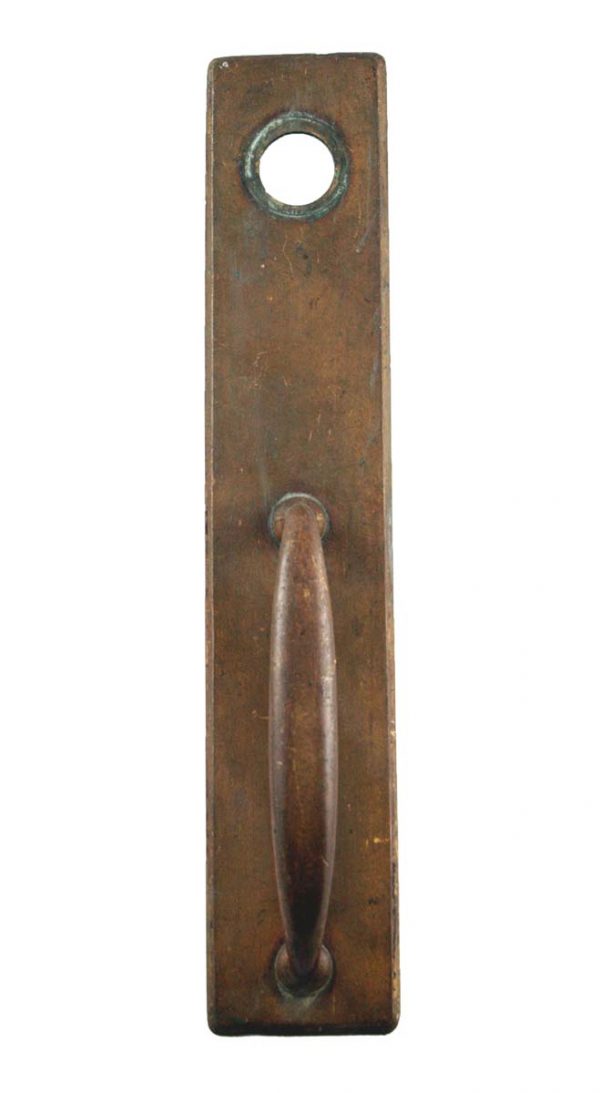 Door Pulls - Antique 16 in. Cast Brass Commercial Door Pull Handle