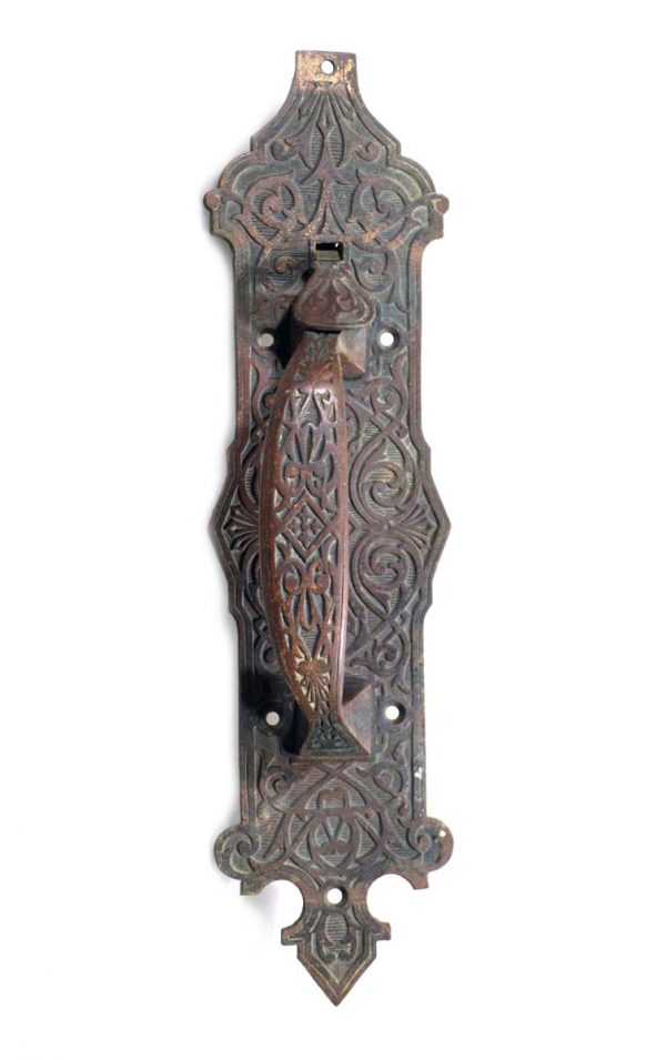 Door Pulls - Antique Aesthetic 12 in. Bronze Door Pull