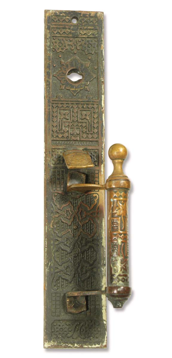 Door Pulls - Antique Aesthetic 12.375 in. Bronze Door Pull