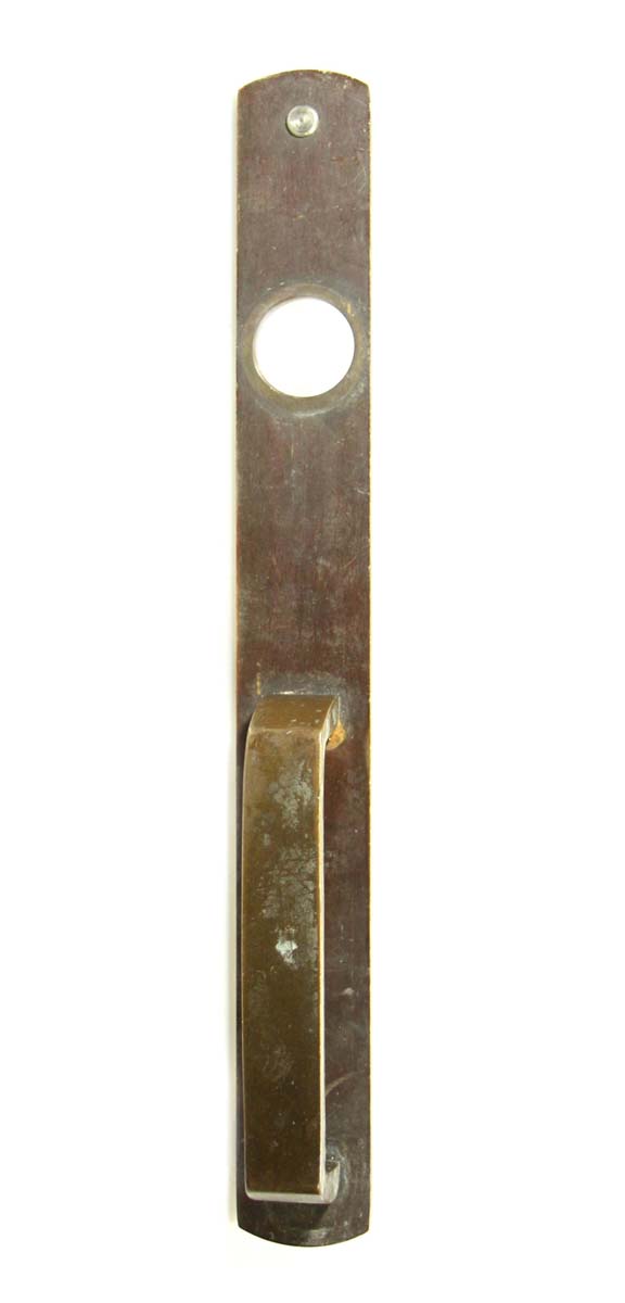 Door Pulls - Antique French Bronze Thin 14 in. Door Pull Handle